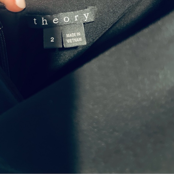 NWOT! Theory Remaline Structured Sleeveless Admiral Crepe Jumpsuit, Size 2 🖤✔️ - Picture 7 of 8